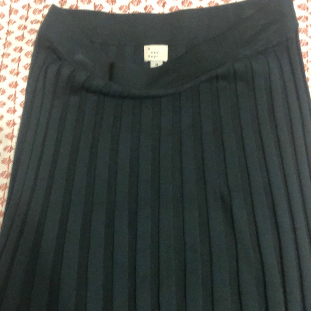 Emerald green skirt